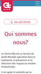 Mobile Screenshot of centrealfa.be